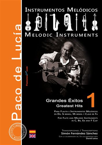 Grandes éxitos de Paco de Lucía para Instrumentos Melódicos Vol.1 (Libro) - Simón Fernández
